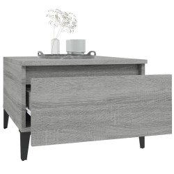Table d'appoint Sonoma gris 50x46x35 cm Bois d'ingénierie 627742627742