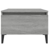 Table d'appoint Sonoma gris 50x46x35 cm Bois d'ingénierie 627742627742