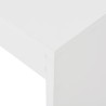 Table de bar avec étagère Blanc 110x50x103 cm 627743627743