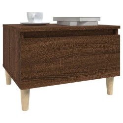 Table d'appoint Chêne marron 50x46x35 cm Bois d'ingénierie 627745627745