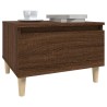 Table d'appoint Chêne marron 50x46x35 cm Bois d'ingénierie 627745627745