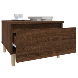 Table d'appoint Chêne marron 50x46x35 cm Bois d'ingénierie 627745627745
