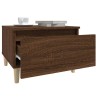 Table d'appoint Chêne marron 50x46x35 cm Bois d'ingénierie 627745627745