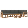 Ensemble de canapés d'extérieur 7 pcs Naturel et Anthracite 627748627748