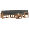 Ensemble de canapés d'extérieur 7 pcs Naturel et Anthracite 627748627748