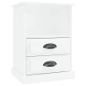 Tables de chevet 2 pcs blanc brillant 43x36x60 cm 627749627749