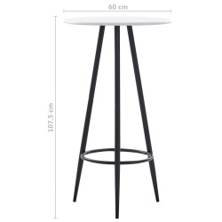 Table de bar Blanc 60 x 107,5 cm MDF 627754627754
