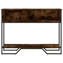 Table console chêne fumé 100x35x74,5 cm bois d'ingénierie 627760627760