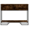 Table console chêne fumé 100x35x74,5 cm bois d'ingénierie 627760627760