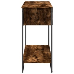 Table console chêne fumé 100x35x74,5 cm bois d'ingénierie 627760627760
