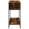 Table console chêne fumé 100x35x74,5 cm bois d'ingénierie 627760627760
