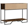 Table console chêne fumé 100x35x74,5 cm bois d'ingénierie 627760627760
