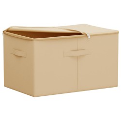 Boîte de rangement Crème 55 x 35 x 32 cm Tissu intissé 627761627761