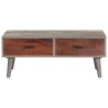 Table basse Gris 100x60x40 cm Bois massif de manguier brut 627763627763