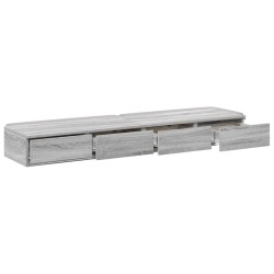 Tiroirs de lit avec tiroir Gris Sonoma 160 x 36,5 x 16,5 cm 627771627771