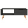 Table basse Gris 100x49,5x43 cm Bois d'ingénierie 627776627776