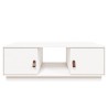 Table basse Blanc 100x50x35 cm Bois massif de pin 627778627778