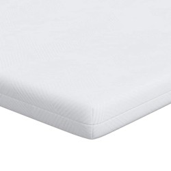 Surmatelas Blanc 100 x 200 cm Tissu jacquard 627780627780