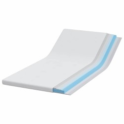 Surmatelas Blanc 100 x 200 cm Tissu jacquard 627780627780