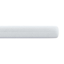 Surmatelas Blanc 100 x 200 cm Tissu jacquard 627780627780