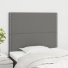Tête de lit Gris foncé 100x5x118/128 cm Tissu 627787627787
