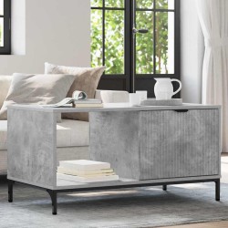 Table basse Gris béton 90 x 49 x 46 cm Bois d'ingénierie 627788627788