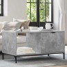 Table basse Gris béton 90 x 49 x 46 cm Bois d'ingénierie 627788627788