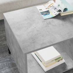 Table basse Gris béton 90 x 49 x 46 cm Bois d'ingénierie 627788627788