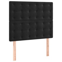Tête de lit Noir 100x5x118/128 cm Velours 627789627789