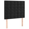 Tête de lit Noir 100x5x118/128 cm Velours 627789627789