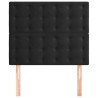 Tête de lit Noir 100x5x118/128 cm Velours 627789627789