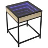 Table de chevet avec LED infini chêne sonoma 40x40x51 cm 627791627791