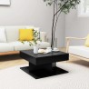 Table basse Noir 57x57x30 cm Bois d'ingénierie 627792627792