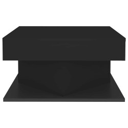 Table basse Noir 57x57x30 cm Bois d'ingénierie 627792627792