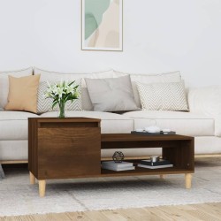 Table basse Chêne marron 100x50x45 cm Bois d'ingénierie 627793627793