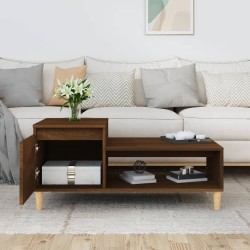 Table basse Chêne marron 100x50x45 cm Bois d'ingénierie 627793627793