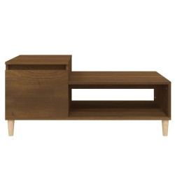 Table basse Chêne marron 100x50x45 cm Bois d'ingénierie 627793627793