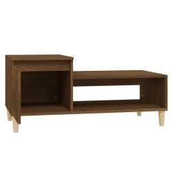 Table basse Chêne marron 100x50x45 cm Bois d'ingénierie 627793627793