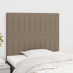 Tête de lit Taupe 80x5x118/128 cm Tissu 627797627797