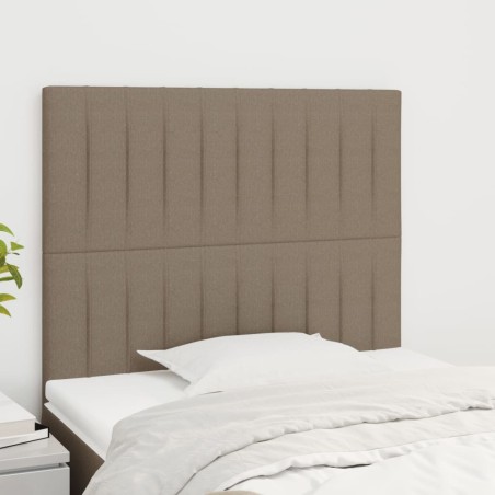 Tête de lit Taupe 80x5x118/128 cm Tissu 627797627797