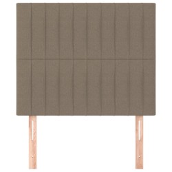 Tête de lit Taupe 80x5x118/128 cm Tissu 627797627797