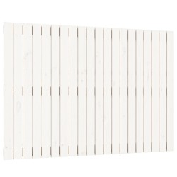 Tête de lit murale Blanc 127,5x3x90 cm Bois massif de pin 627802627802
