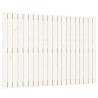 Tête de lit murale Blanc 127,5x3x90 cm Bois massif de pin 627802627802