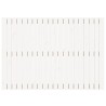 Tête de lit murale Blanc 127,5x3x90 cm Bois massif de pin 627802627802