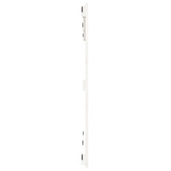 Tête de lit murale Blanc 127,5x3x90 cm Bois massif de pin 627802627802