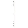 Tête de lit murale Blanc 127,5x3x90 cm Bois massif de pin 627802627802
