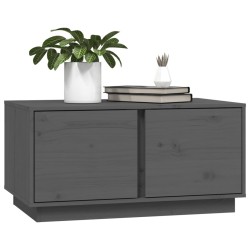 Table basse Gris 80x50x40 cm Bois massif de pin 627805627805