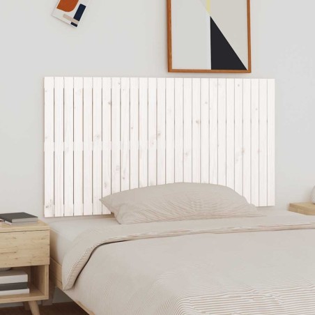 Tête de lit murale Blanc 166x3x90 cm Bois massif de pin 627806627806