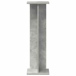 Support de Plante 2 pcs Gris Béton 25 x 25,5 x 80,5 cm 627808627808
