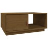 Table basse Marron miel 80x50x35,5 cm Bois massif de pin 627810627810